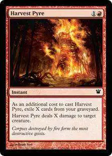 MtG Trading Card Game Innistrad Common Harvest Pyre #146