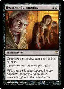 MtG Trading Card Game Innistrad Rare Heartless Summoning #104