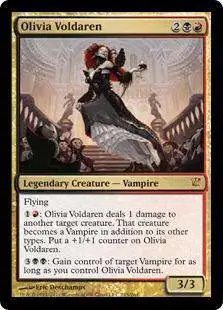 MtG Trading Card Game Innistrad Mythic Rare Foil Olivia Voldaren #215
