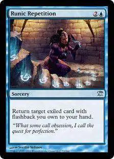 MtG Trading Card Game Innistrad Uncommon Runic Repetition #72