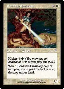MtG Invasion Uncommon Benalish Emissary #5