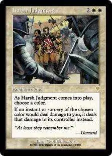 MtG Invasion Rare Harsh Judgment #19