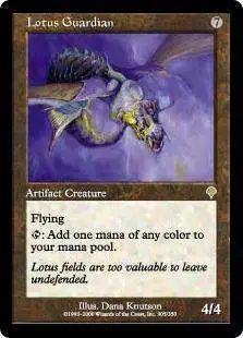 MtG Invasion Rare Lotus Guardian #305