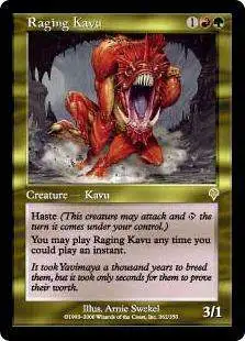 MtG Invasion Rare Raging Kavu #262