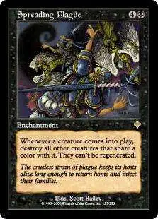 MtG Invasion Rare Spreading Plague #125