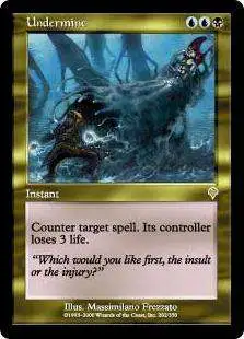 MtG Invasion Rare Undermine #282