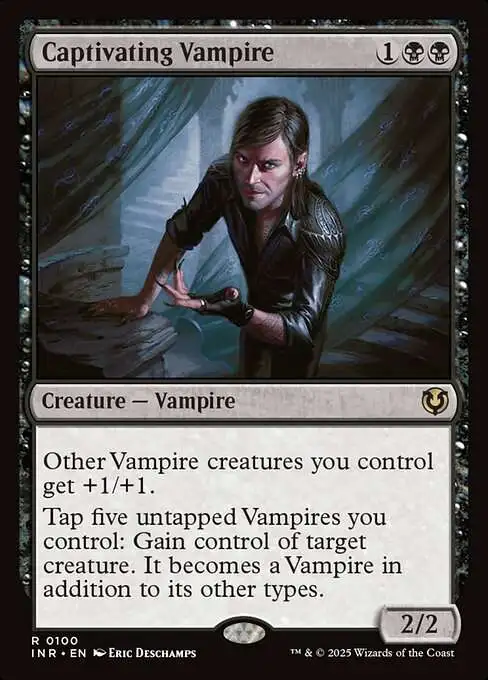 MtG Innistrad Remastered Rare FOIL Captivating Vampire #100