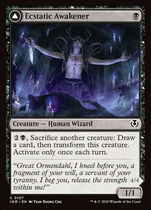 MtG Innistrad Remastered Common Ecstatic Awakener // Awoken Demon #107