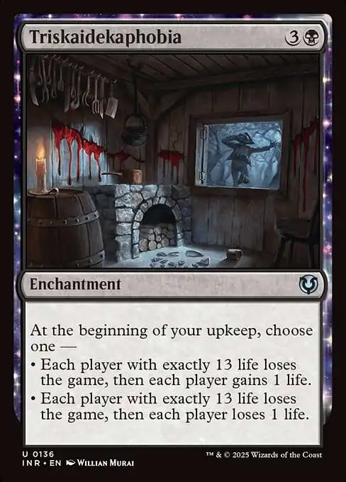 MtG Innistrad Remastered Uncommon Triskaidekaphobia #136