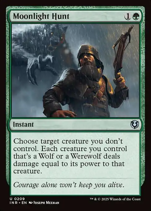 MtG Innistrad Remastered Uncommon Moonlight Hunt #209