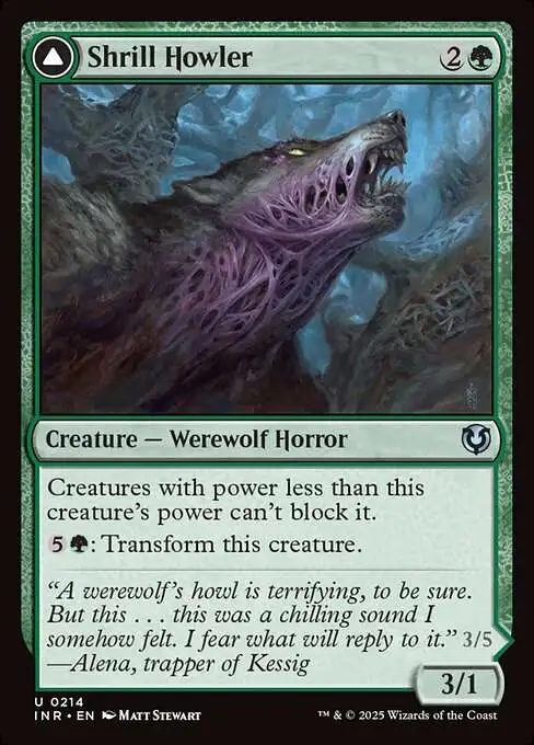 MtG Innistrad Remastered Uncommon Shrill Howler // Howling Chorus #214