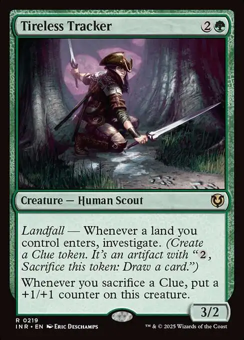 MtG Innistrad Remastered Rare Tireless Tracker #219