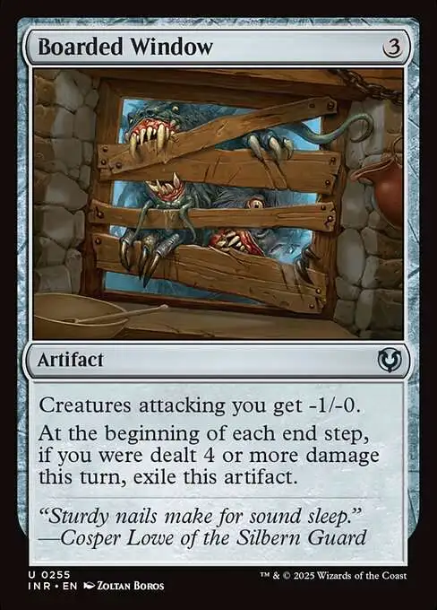 MtG Innistrad Remastered Uncommon Boarded Window #255