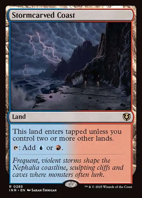 MtG Innistrad Remastered Rare Stormcarved Coast #285