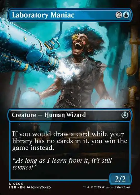 MtG Innistrad Remastered Uncommon Laboratory Maniac #304 [Borderless]