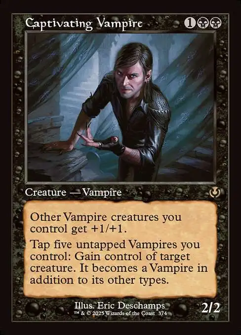 MtG Innistrad Remastered Rare Captivating Vampire #374 [Classic Frame]
