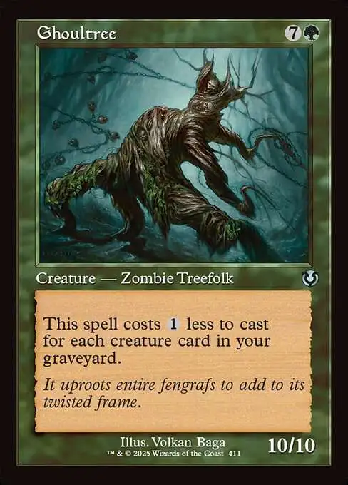 MtG Innistrad Remastered Uncommon Ghoultree #411 [Classic Frame]