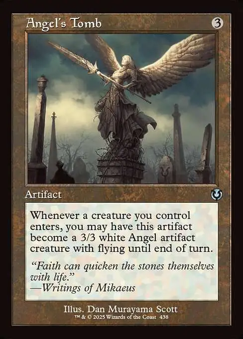 MtG Innistrad Remastered Uncommon Angel's Tomb #438 [Classic Frame FOIL]