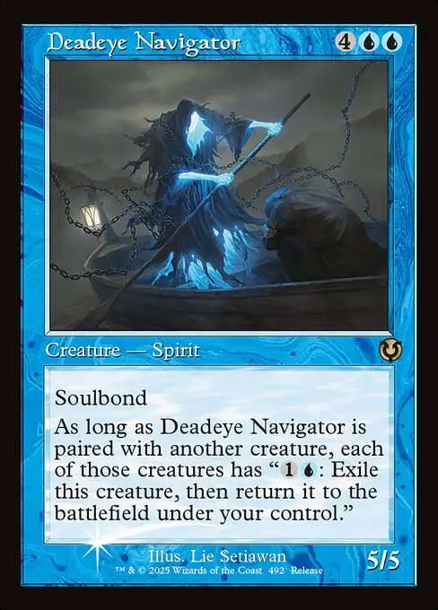MtG Innistrad Remastered Rare Deadeye Navigator #492 [Promo]