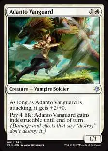 MtG Trading Card Game Ixalan Uncommon Foil Adanto Vanguard #1