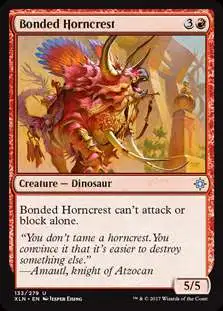 MtG Trading Card Game Ixalan Uncommon Bonded Horncrest #133