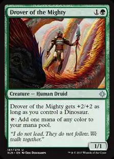 MtG Trading Card Game Ixalan Uncommon Drover of the Mighty #187
