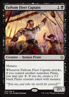 MtG Trading Card Game Ixalan Rare Fathom Fleet Captain #106