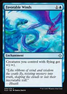 MtG Trading Card Game Ixalan Uncommon Favorable Winds #56
