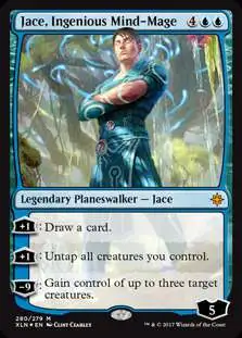 MtG Trading Card Game Ixalan Mythic Rare Foil Jace, Ingenious Mind-Mage #280