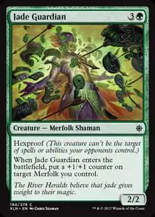 MtG Trading Card Game Ixalan Common Jade Guardian #194