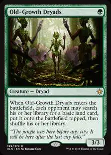 MtG Trading Card Game Ixalan Rare Old-Growth Dryads #199