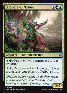 MtG Trading Card Game Ixalan Uncommon Shapers of Nature #228