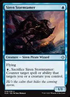 MtG Trading Card Game Ixalan Uncommon Foil Siren Stormtamer #79