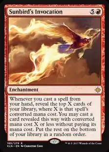 MtG Trading Card Game Ixalan Rare Sunbird's Invocation #165