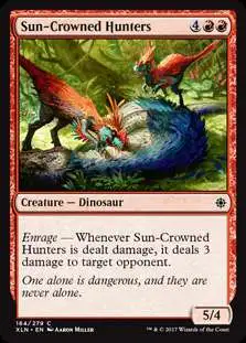 MtG Trading Card Game Ixalan Common Sun-Crowned Hunters #164