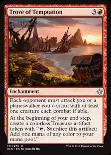 MtG Trading Card Game Ixalan Uncommon Trove of Temptation #171