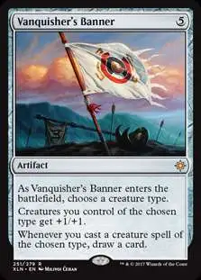 MtG Trading Card Game Ixalan Rare Foil Vanquisher's Banner #251