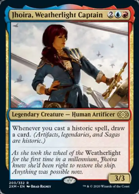 MtG Double Masters Rare Jhoira, Weatherlight Captain #203