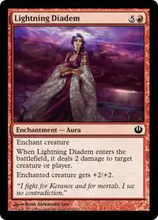 MtG Journey Into Nyx Common FOIL Lightning Diadem #102