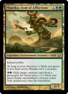 MtG Journey Into Nyx Mythic Rare Foil Pharika, God of Affliction #154