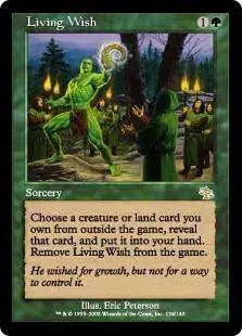 MtG Judgment Rare Living Wish #124 [Lightly Played]