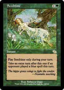 MtG Judgment Rare Seedtime #130 [Lightly Played]