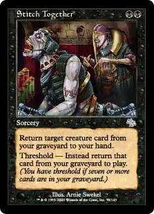 MtG Judgment Uncommon FOIL Stitch Together #72