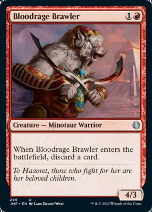 MtG Jumpstart Uncommon Bloodrage Brawler #296