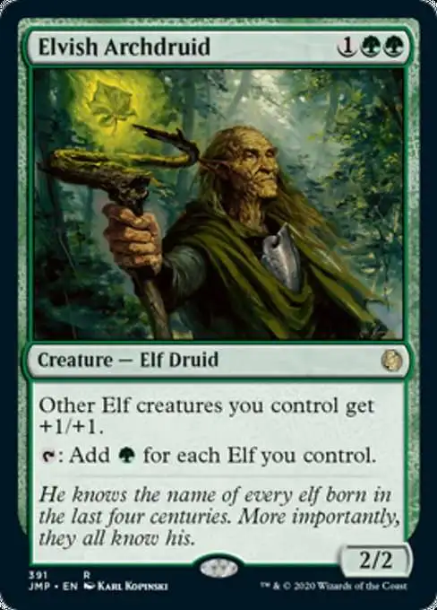 MtG Jumpstart Rare Elvish Archdruid #391