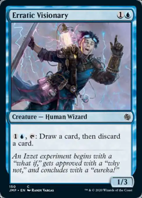 MtG Jumpstart Common Erratic Visionary #150