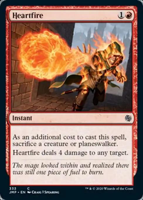 MtG Jumpstart Common Heartfire #333