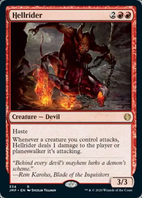 MtG Jumpstart Rare Hellrider #334