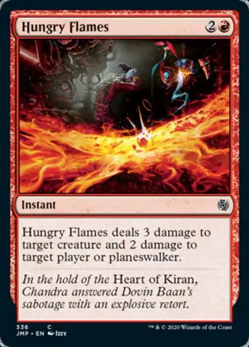 MtG Jumpstart Common Hungry Flames #336