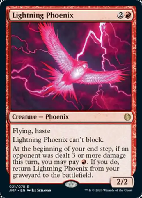 MtG Jumpstart Rare Lightning Phoenix #21